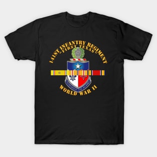 141st Infantry Regiment WWII w  SVC Pacific T-Shirt